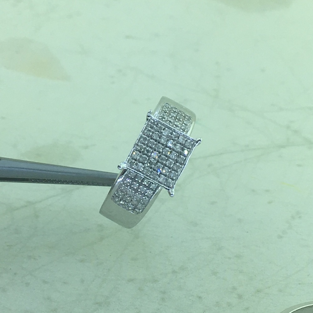 2.0 CT Diamond Engagement Bridal 10 White Gold Set - Picture 4 of 8